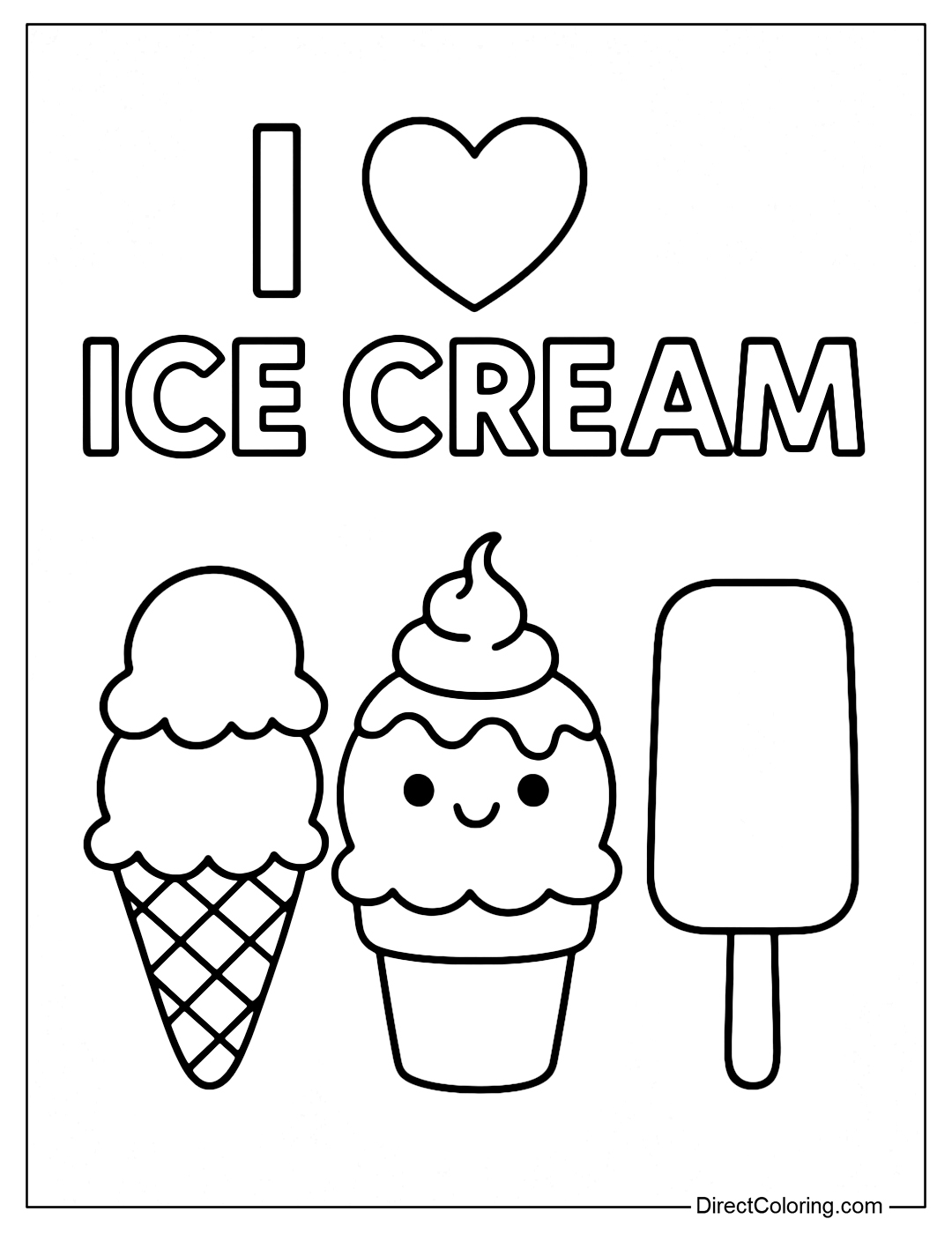 a coloring page of the big letters 